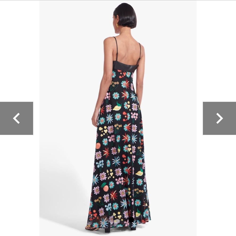 Black Multicolor Staud Cosmo Dress